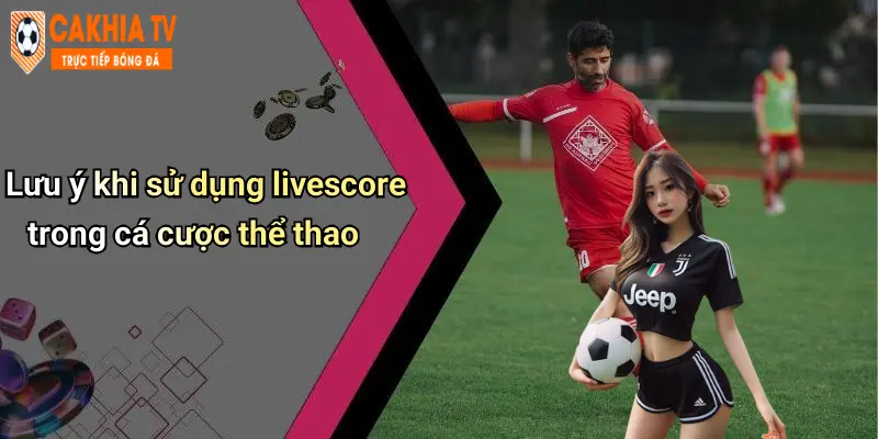 Lưu ý khi sử dụng livescore trong cá cược thể thao
