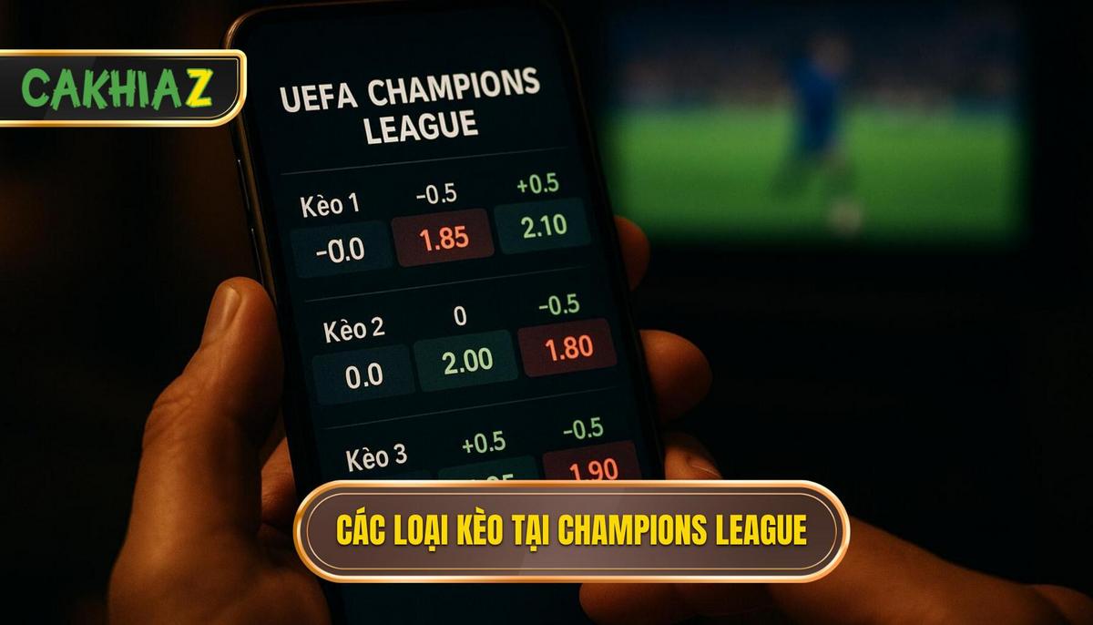Bản chất của các loại kèo phổ biến tại Champions League