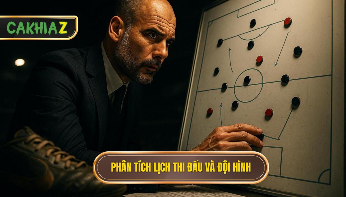Chiến thuật phân tích lịch thi đấu và chiều sâu đội hình