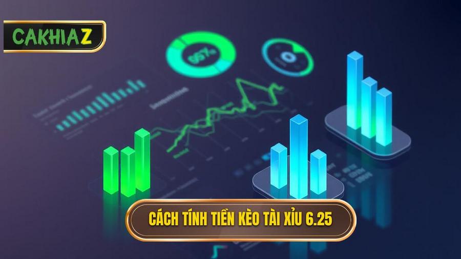 Bảng tổng hợp cách tính tiền kèo tài xỉu 6.25