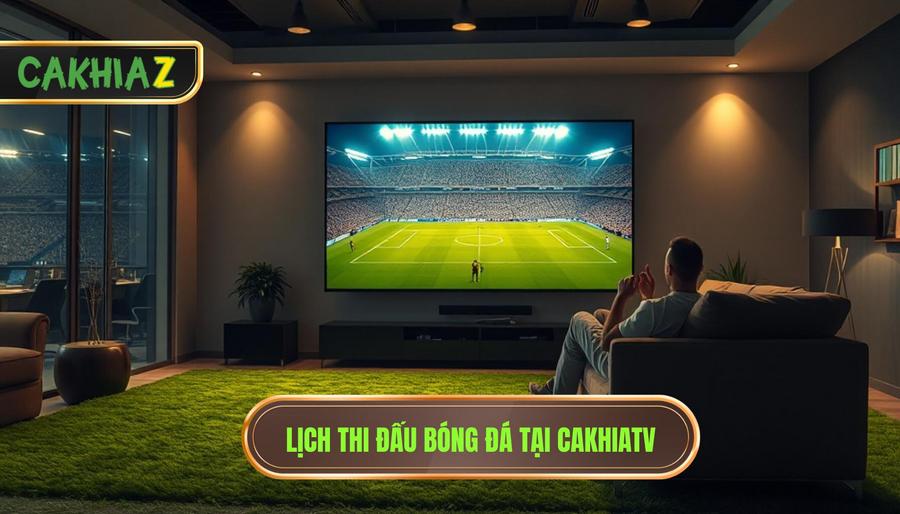 1. Lịch thi đấu bóng đá tại CakhiaTV