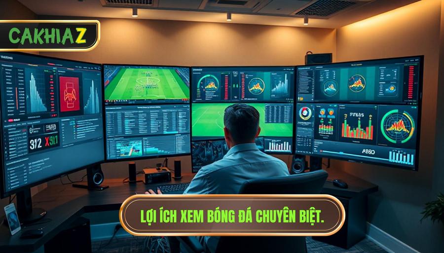 1. Lợi ích xem bóng đá chuyên biệt.