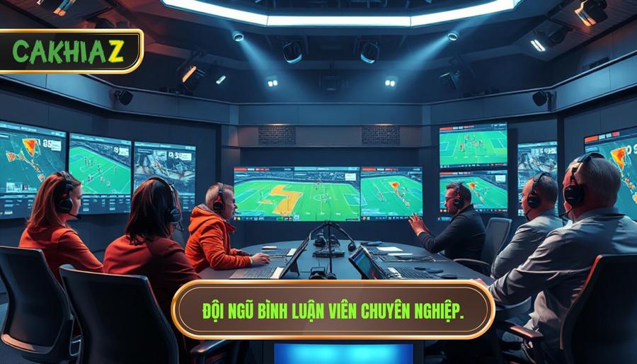 3. Đội ngũ bình luận viên chuyên nghiệp.