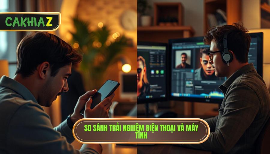 3. So sánh trải nghiệm điện thoại và máy tính