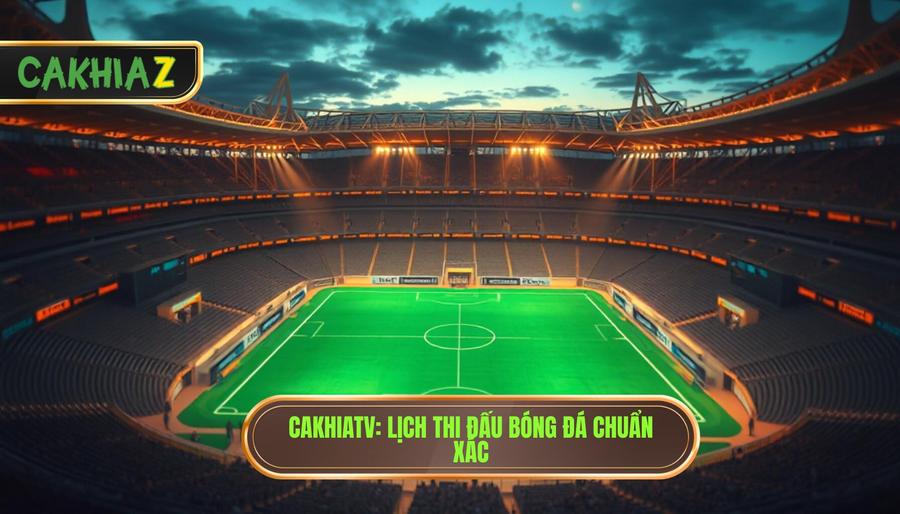 Lịch thi đấu bóng đá hôm nay tại CakhiaTV